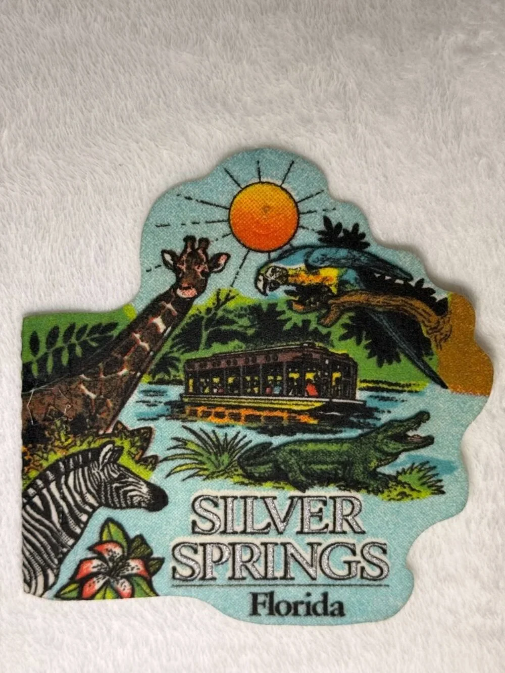 Vintage Silver Springs, Florida mini pennant
